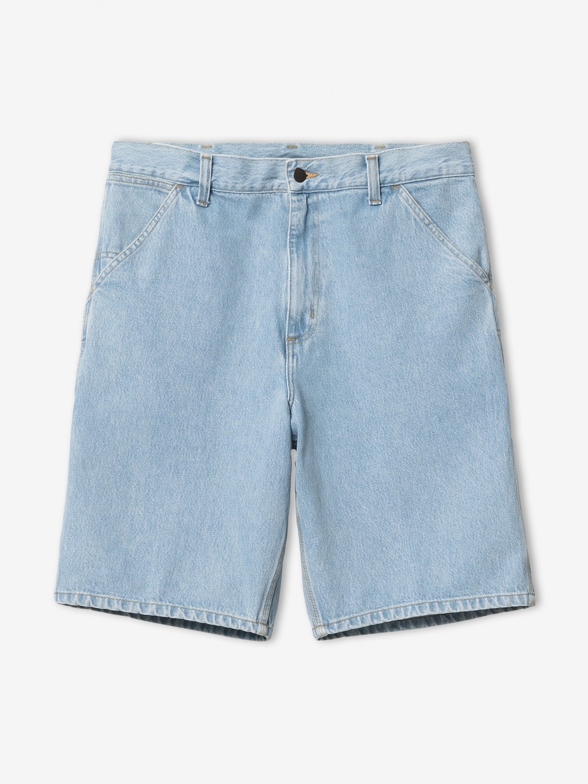 Calções de Ganga Carhartt WIP Single Knee Azuis Claros