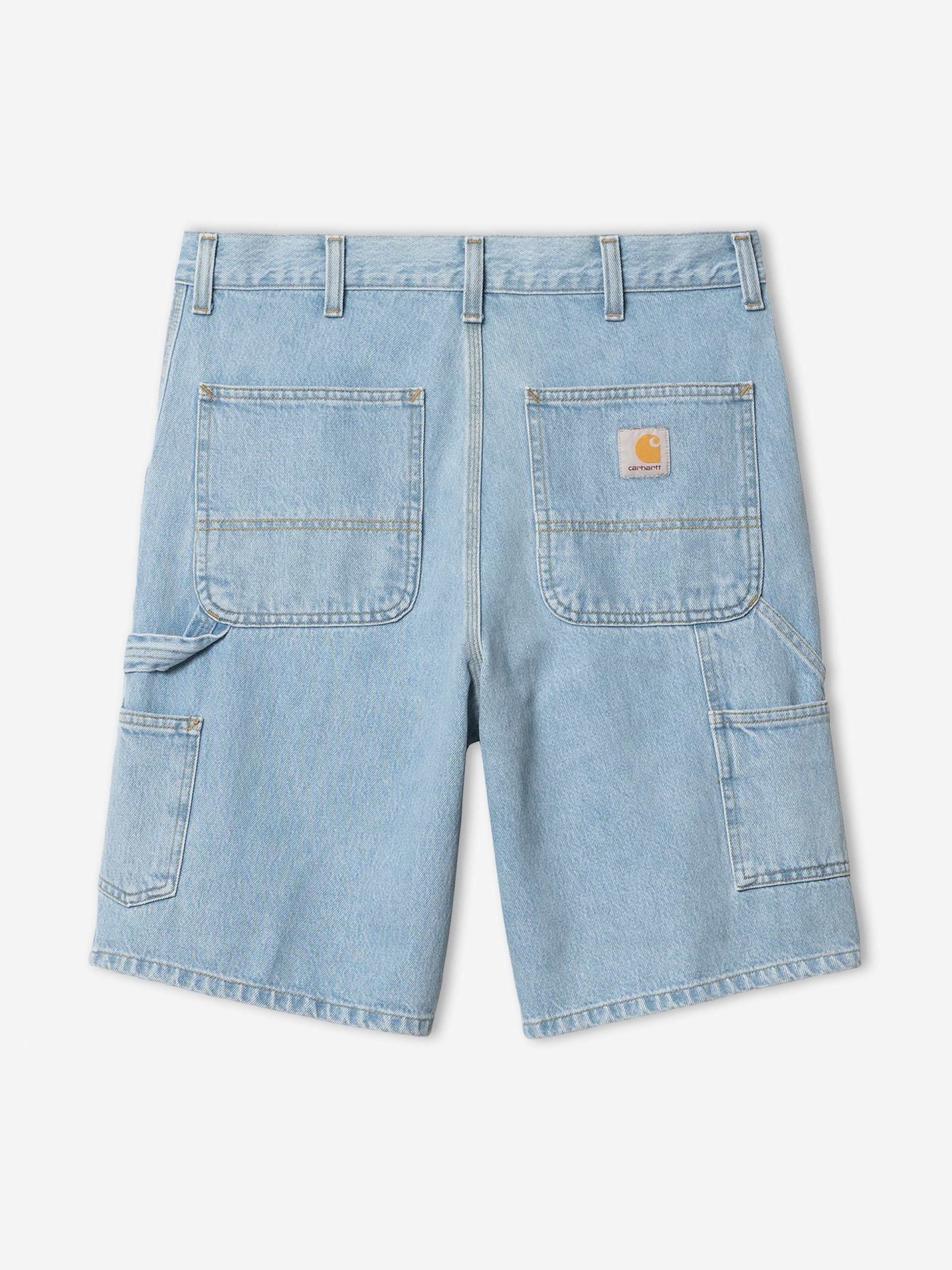 Calções de Ganga Carhartt WIP Single Knee Azuis Claros