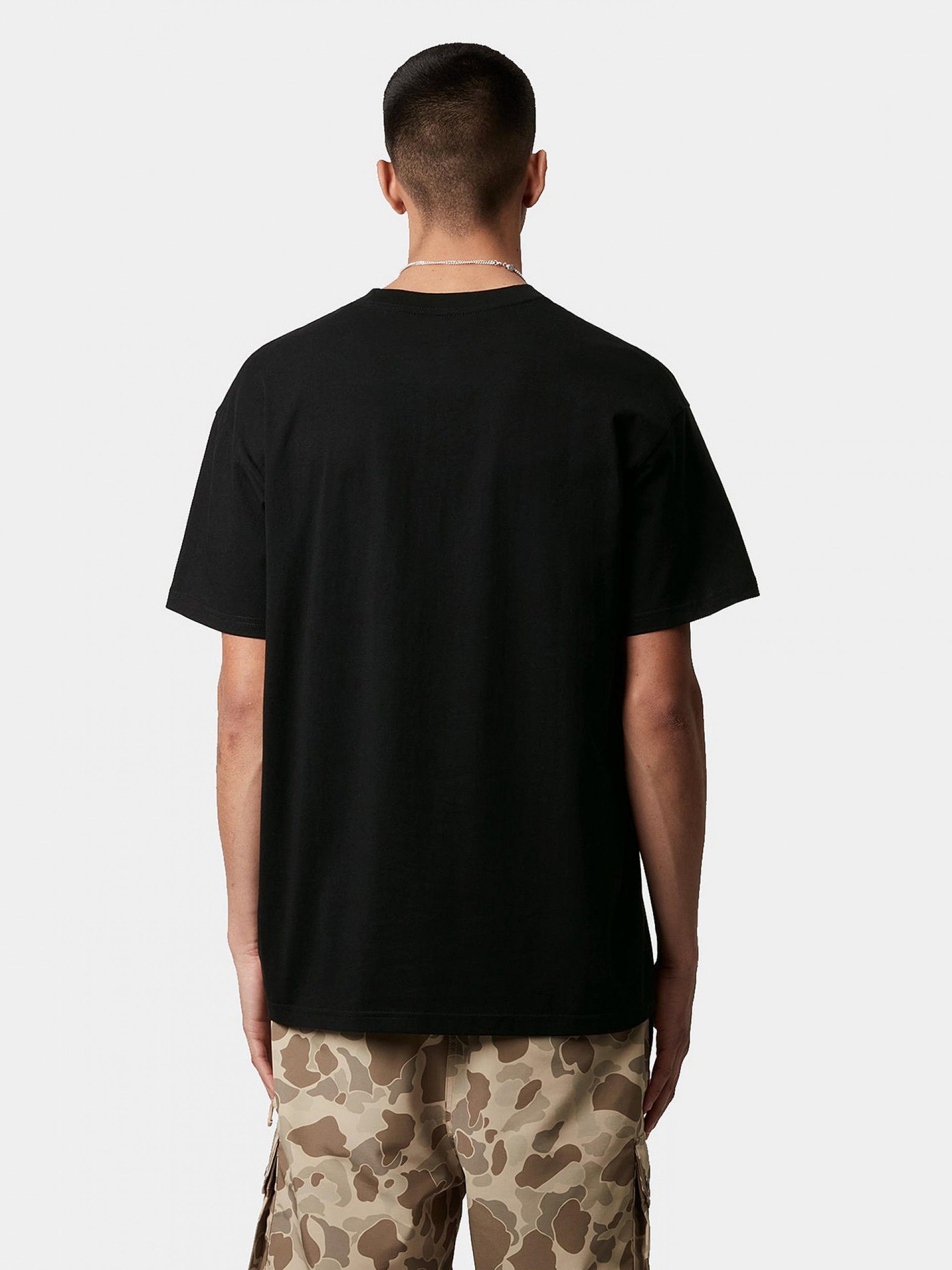 T-shirt Carhartt WIP Pocket Heart Preta