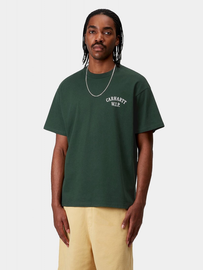Tシャツ・カットソー CARHARTT WIP Men T-shirt Green I034851 2RQXX CARHARTT WIP｜ (University T-Shirt (I034851 2RQXX
