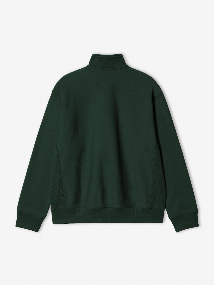 Carhartt WIP American Script Green Zip Sweater