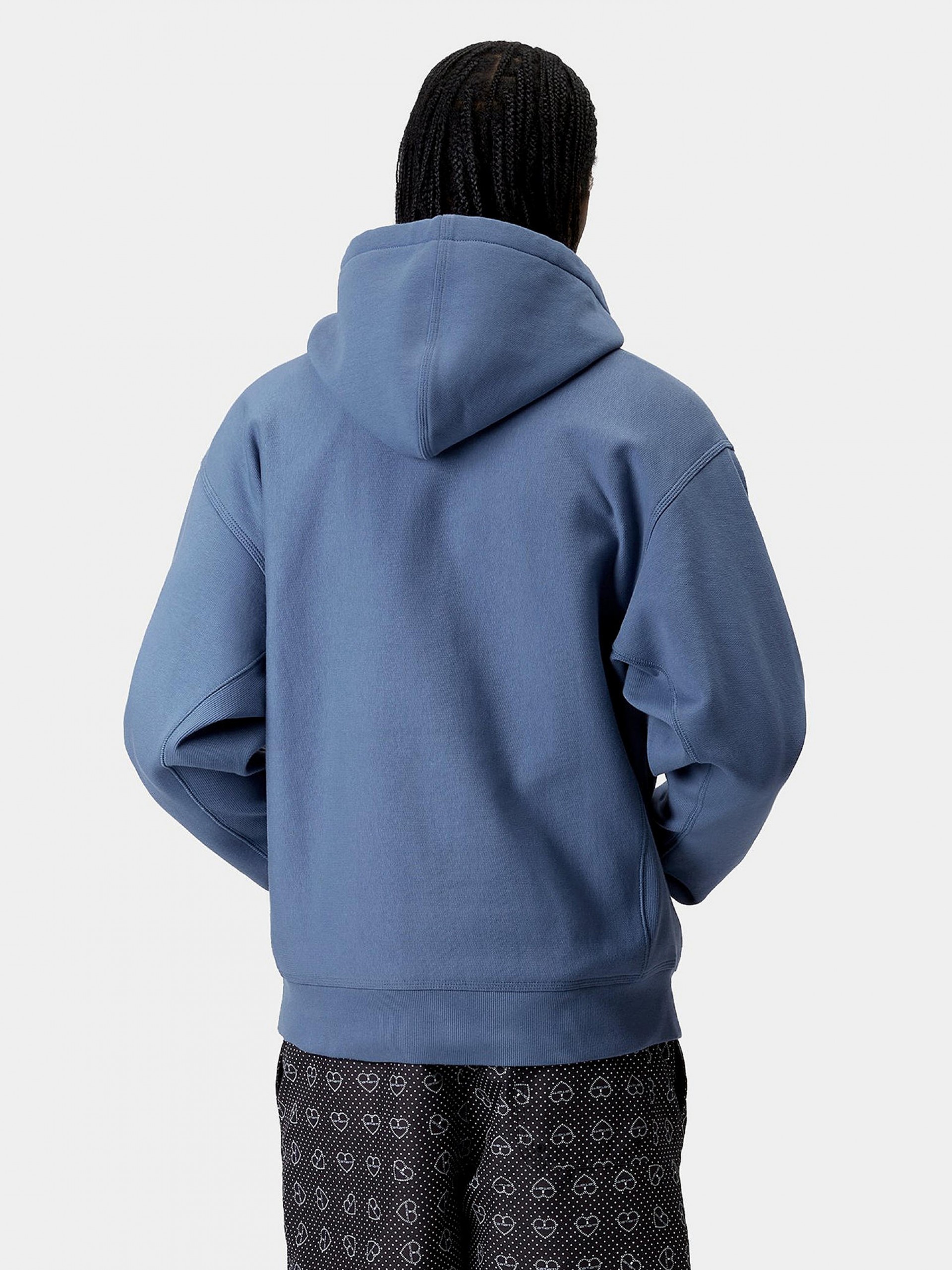 Camisola com Capuz Carhartt WIP American Script Azul