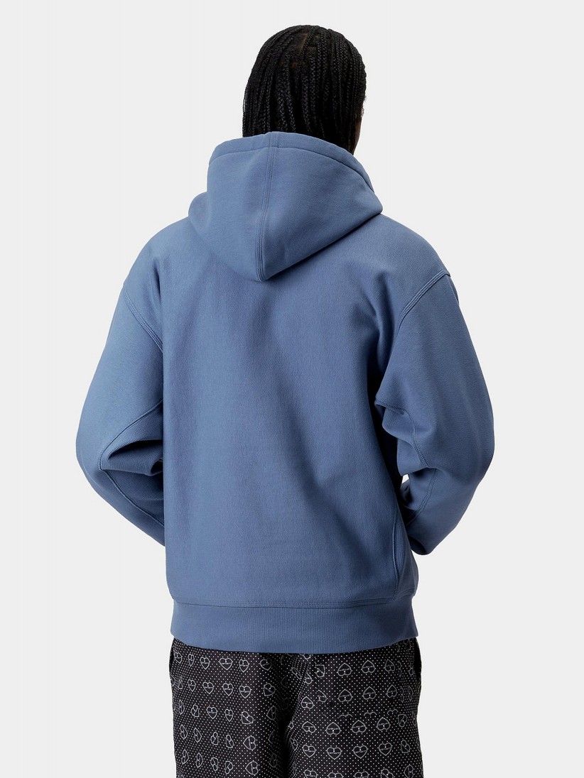 Sudadera con Capucha Carhartt WIP American Script Azul