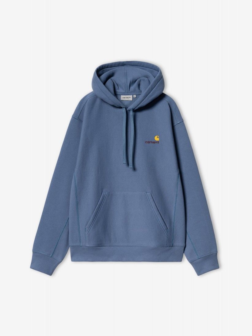 Sudadera con Capucha Carhartt WIP American Script Azul