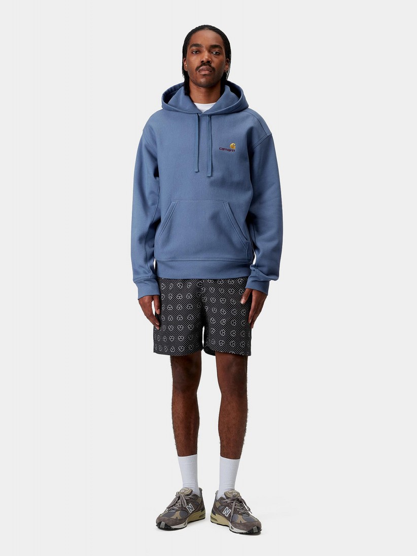 Sudadera con Capucha Carhartt WIP American Script Azul