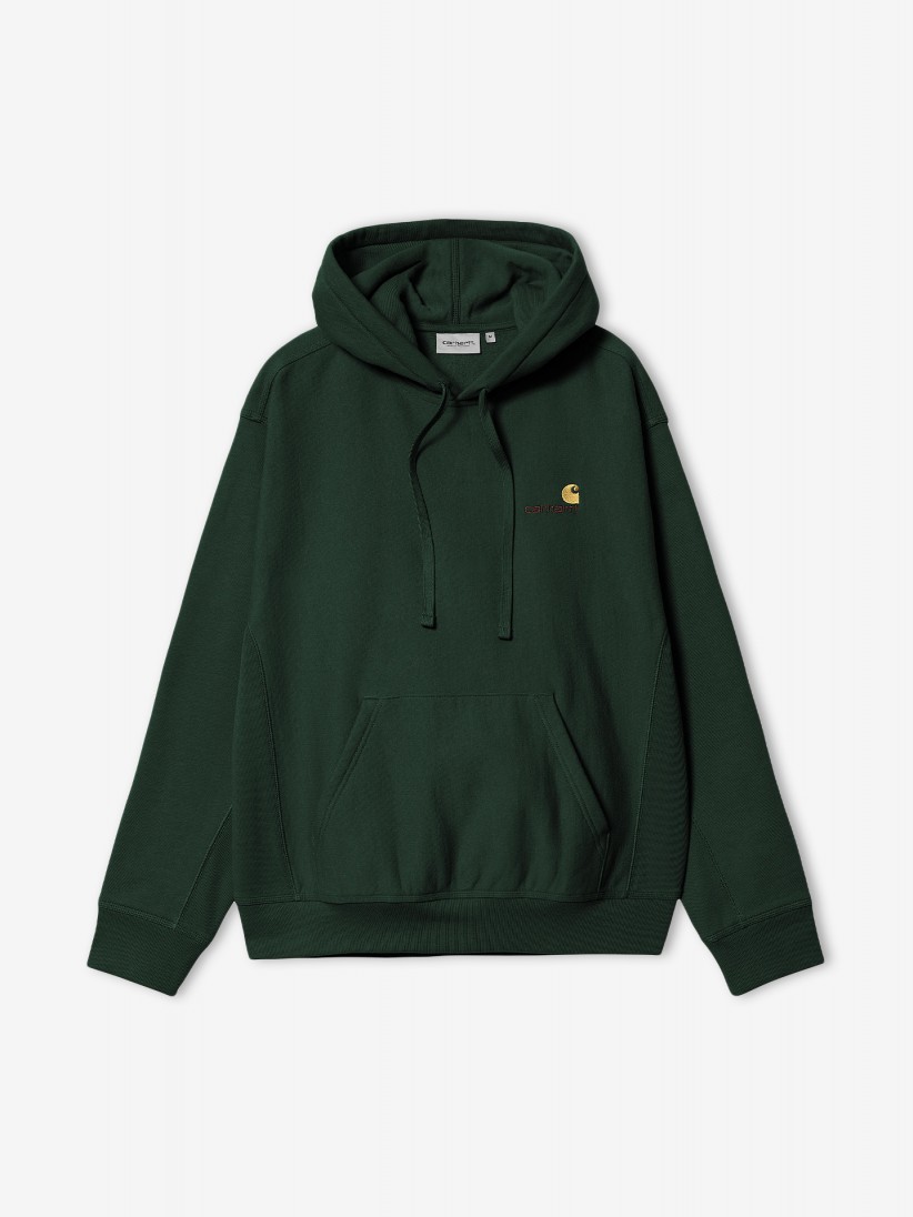 Carhartt WIP American Script Green Hoodie