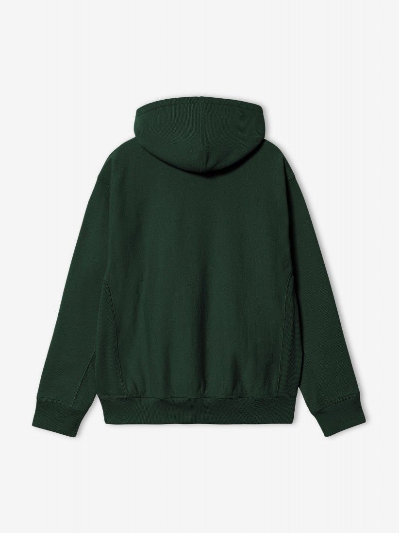 Carhartt WIP American Script Green Hoodie