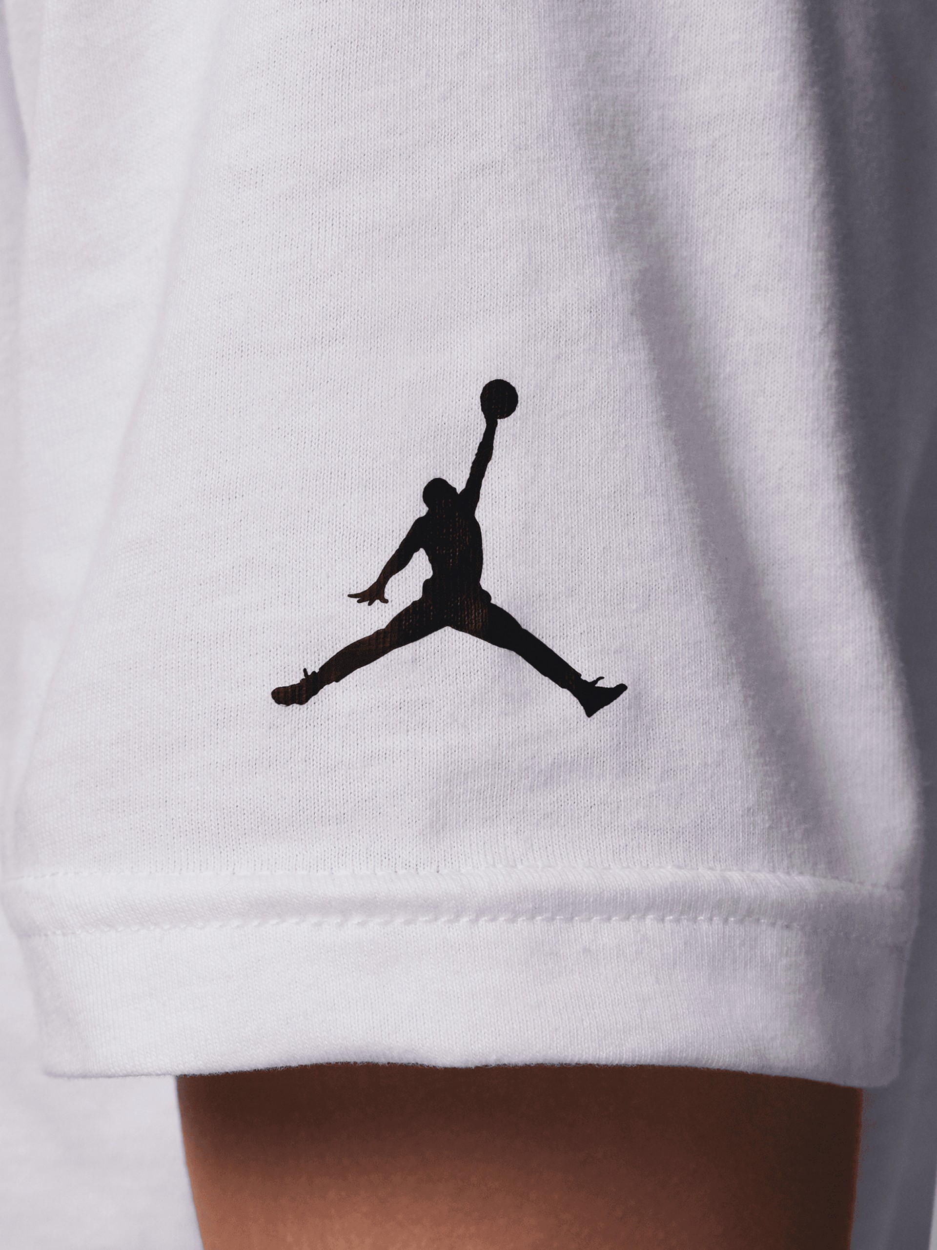 T-shirt Nike Jordan Embroidery Júnior Branca