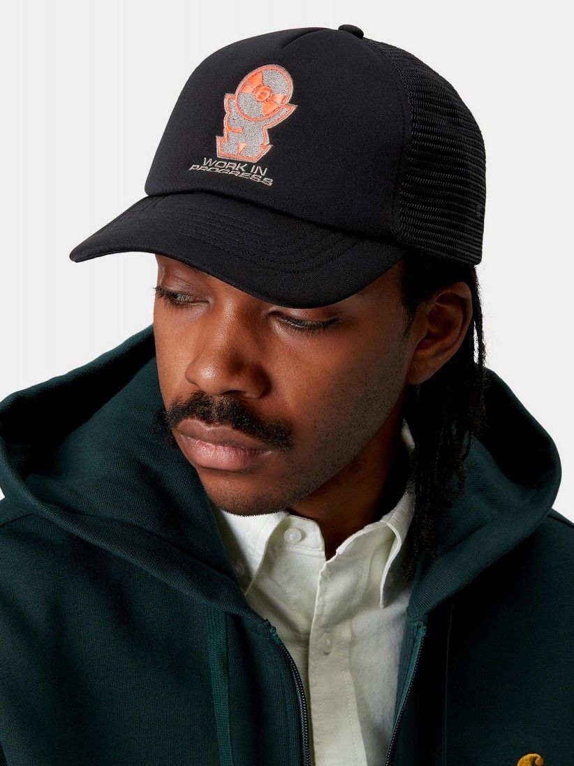 Carhartt WIP Harttronix Trucker Black Cap