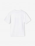 T-shirt Vans Pizza Me Kids Branca