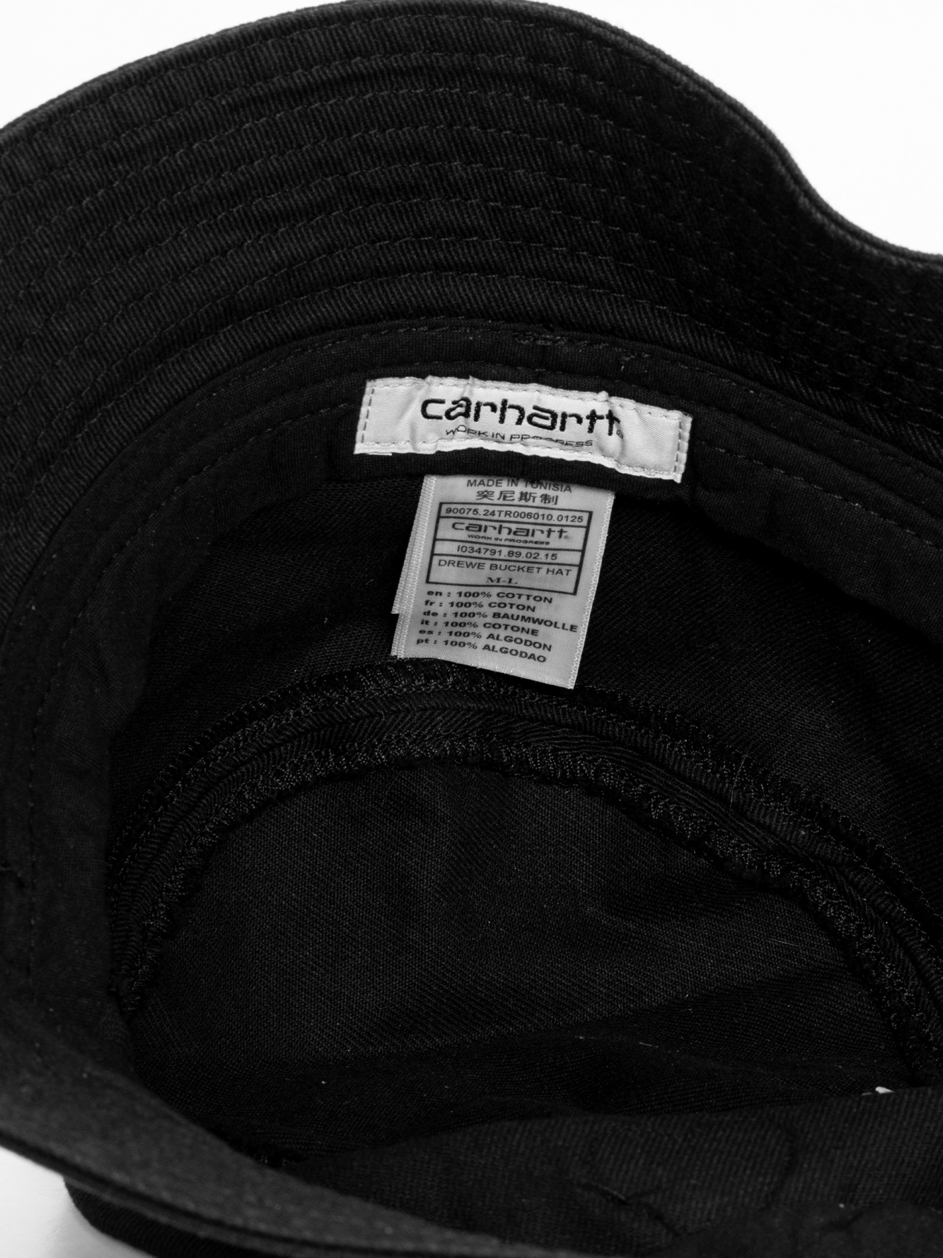 Sombrero Carhartt WIP Drewe Bucket Negro