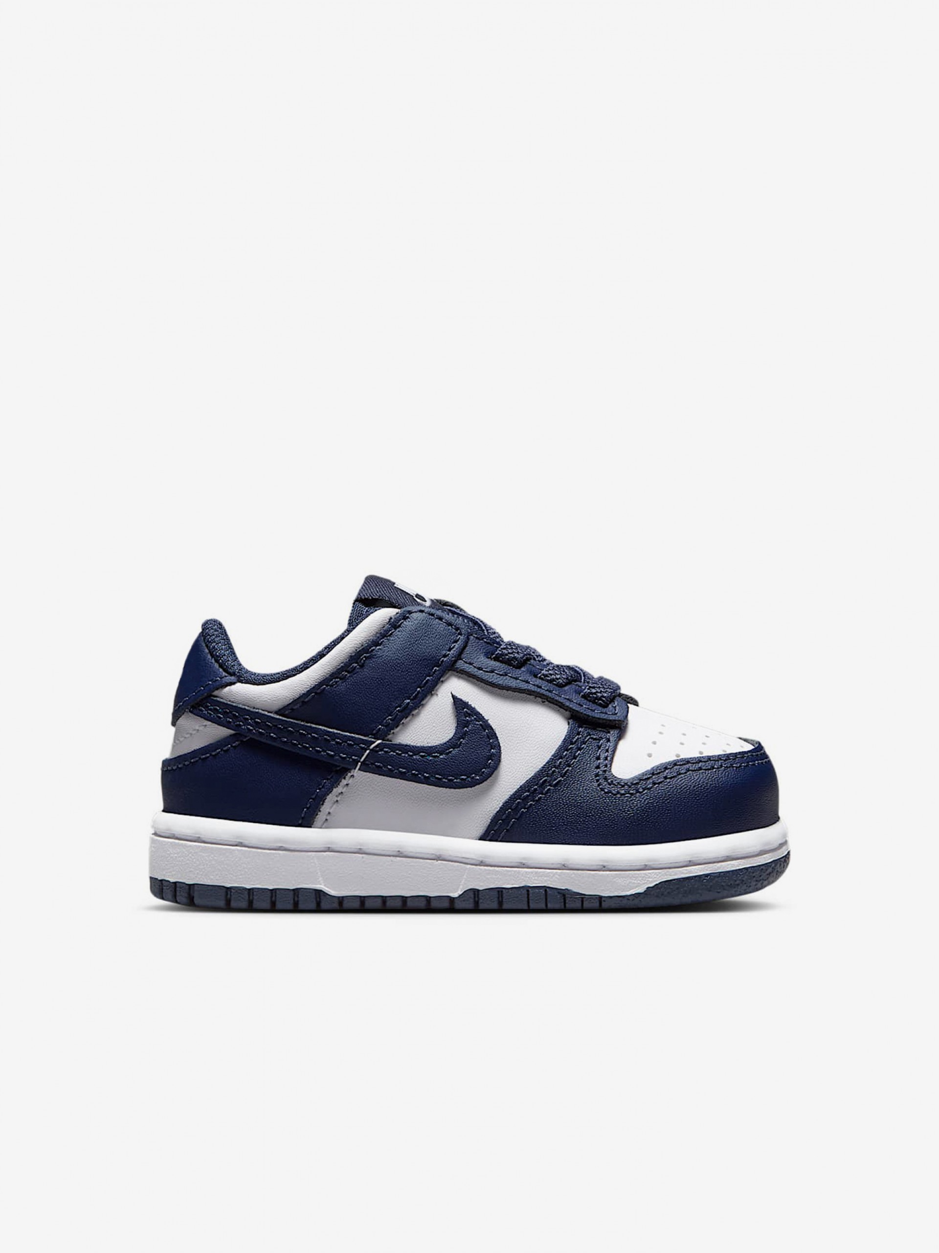 Sapatilhas Nike Dunk Low Azuis e Brancas Para Bebé