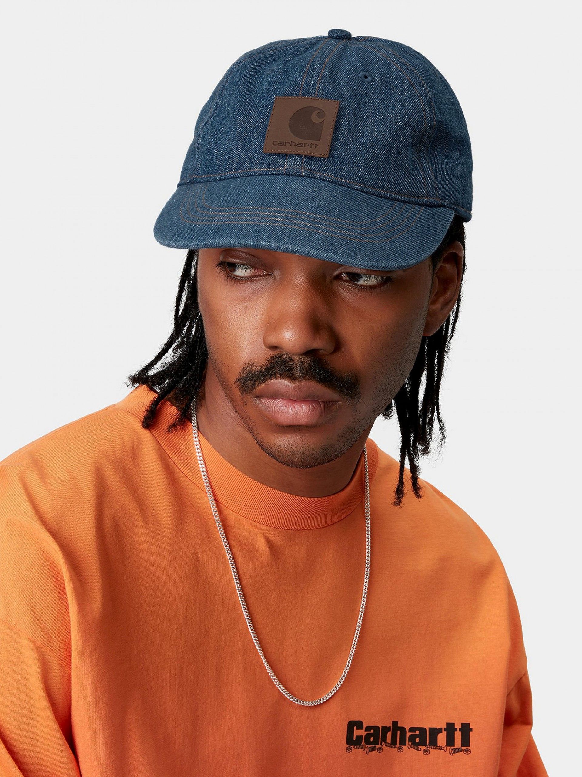Carhartt WIP Lincoln Blue Denim Cap