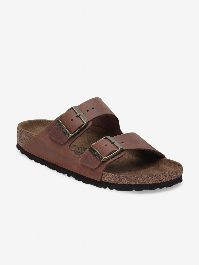 Chanclas Birkenstock Arizona Oiled Leather Marrones