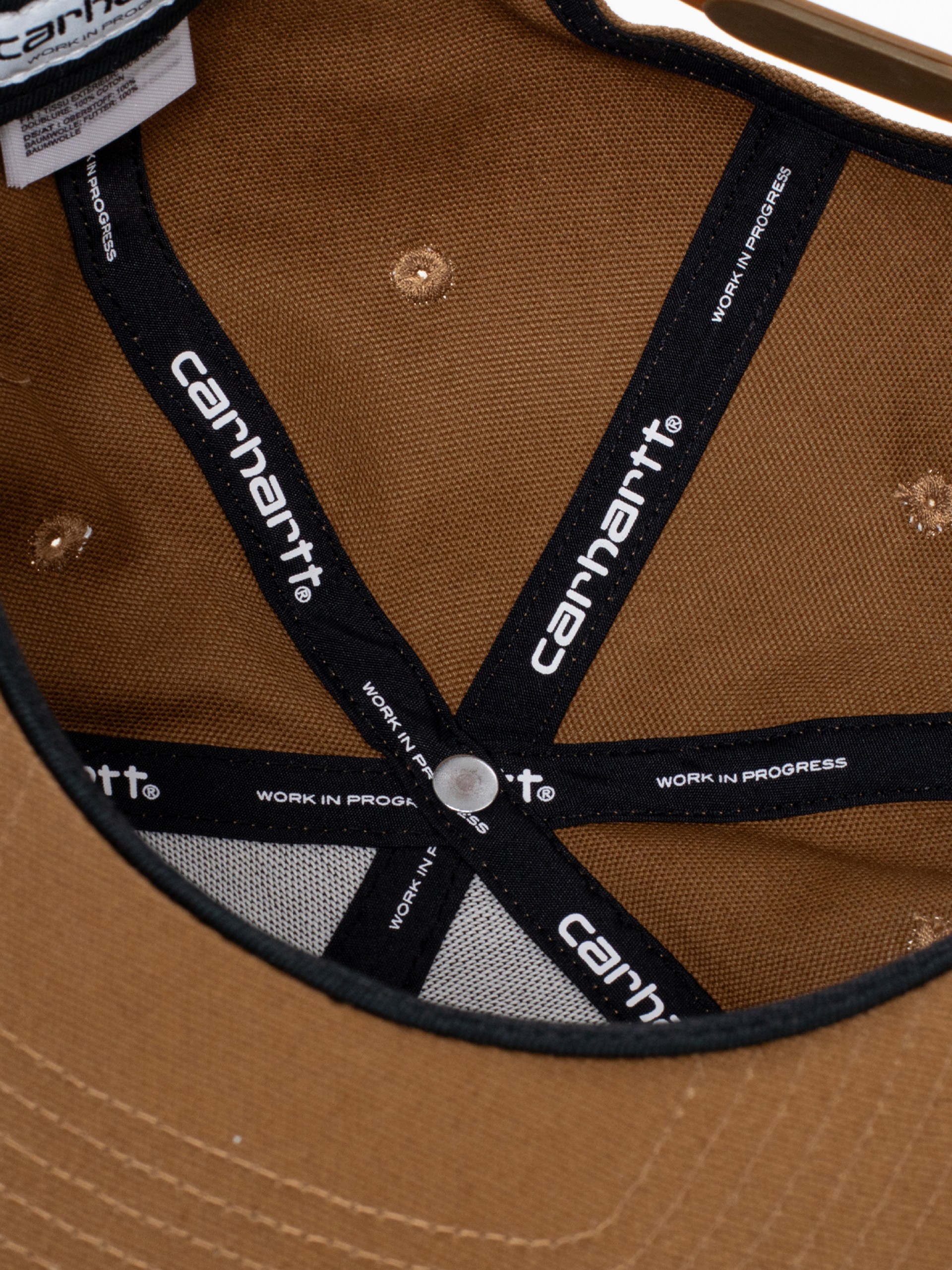 Carhartt WIP Logo Camel Cap