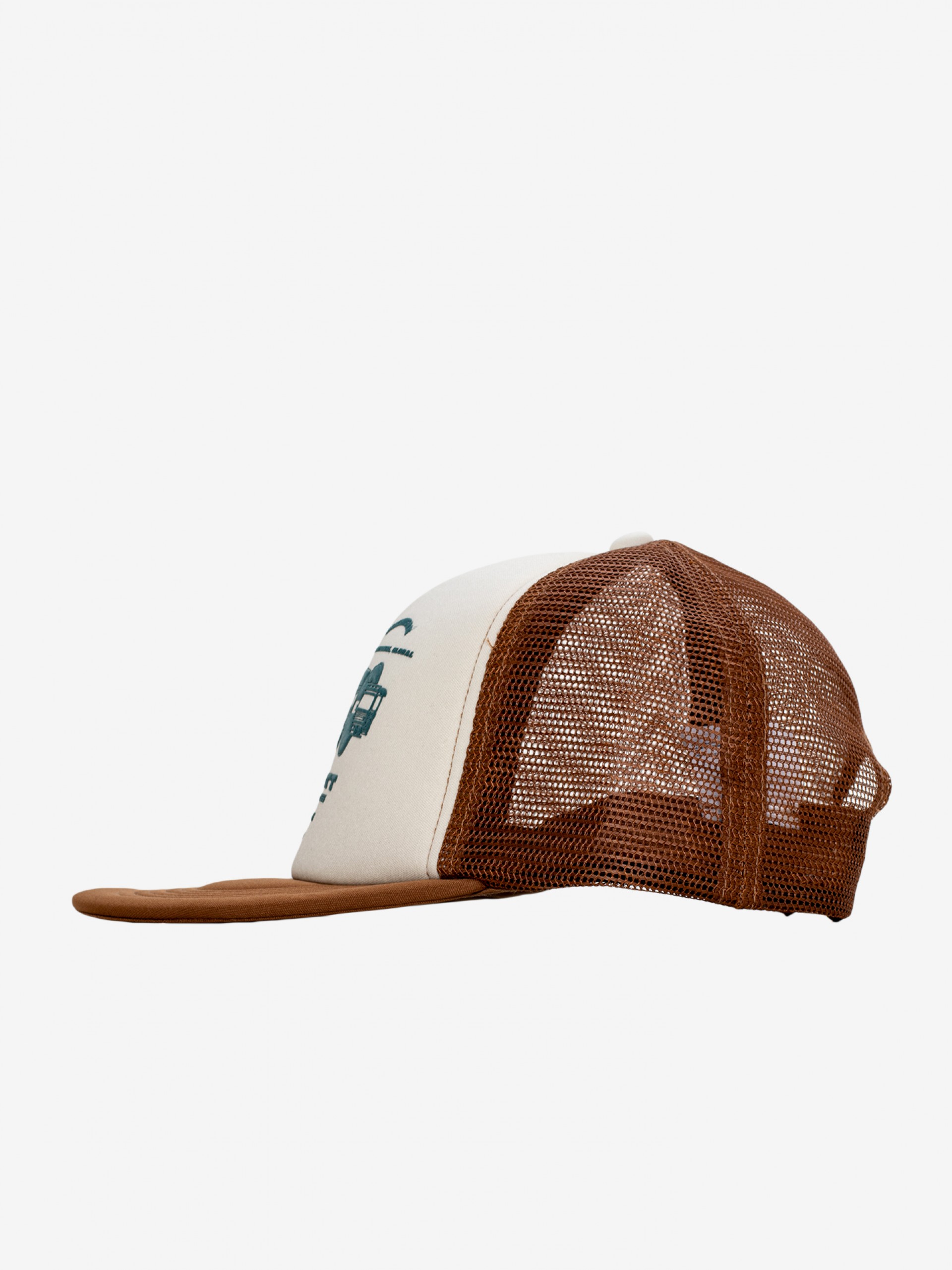 Carhartt WIP Runaway Trucker Camel and Beige Cap
