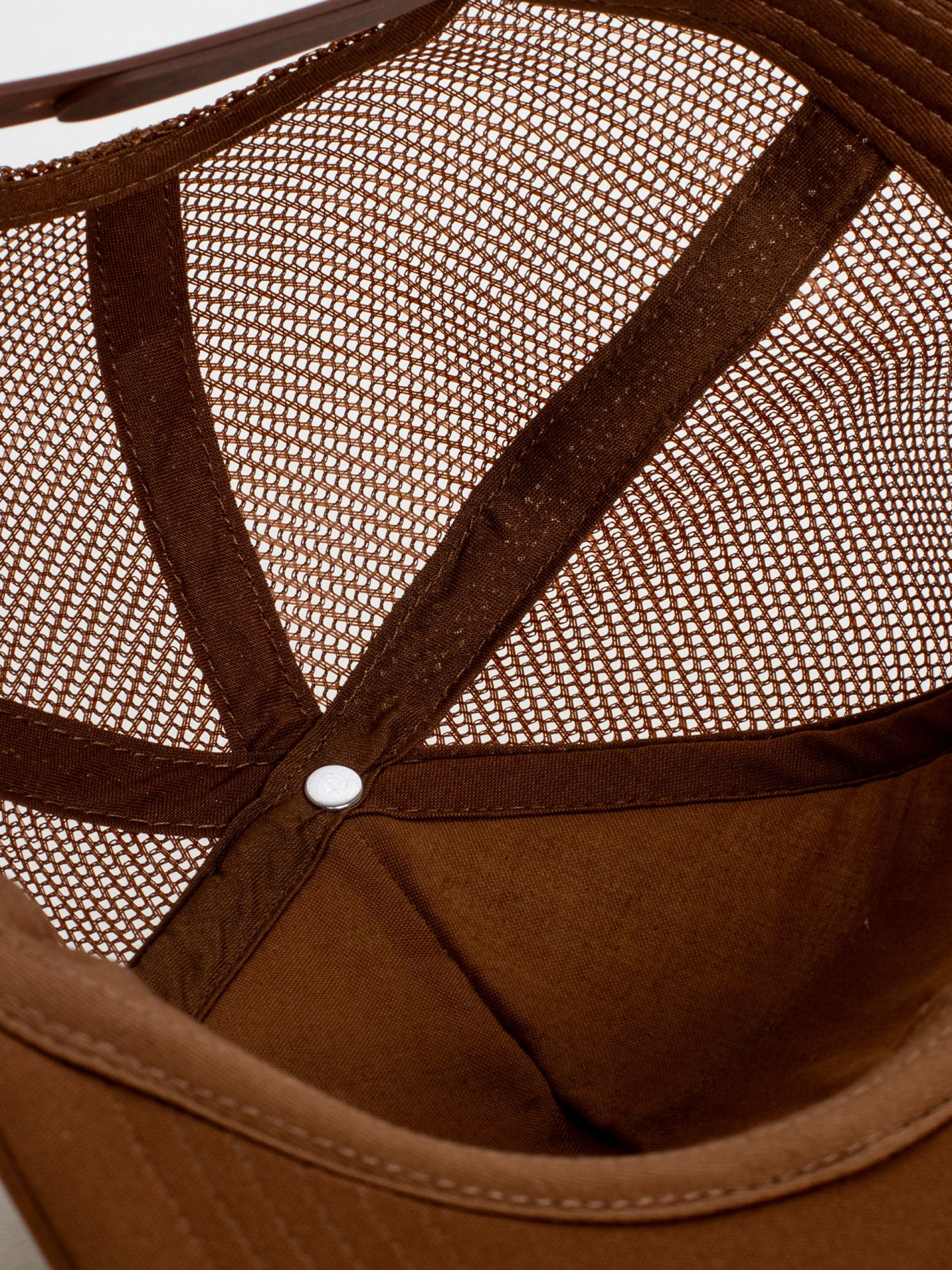 Carhartt WIP Runaway Trucker Camel and Beige Cap