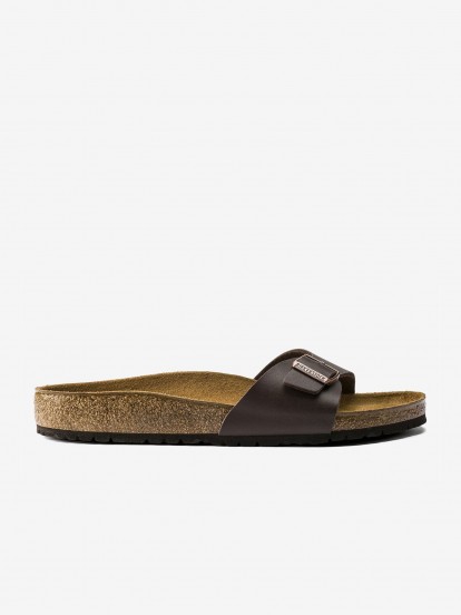 Chinelos Birkenstock Madrid Birko-Flor Castanhos