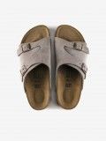 Chinelos Birkenstock Zurich Couro em Camura Cinzentos