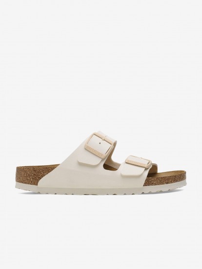 Birkenstock Arizona Birko-Flor Beige Slides