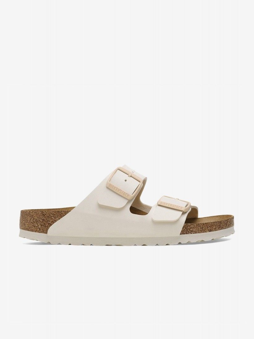 Birkenstock Arizona Birko-Flor Beige Slides
