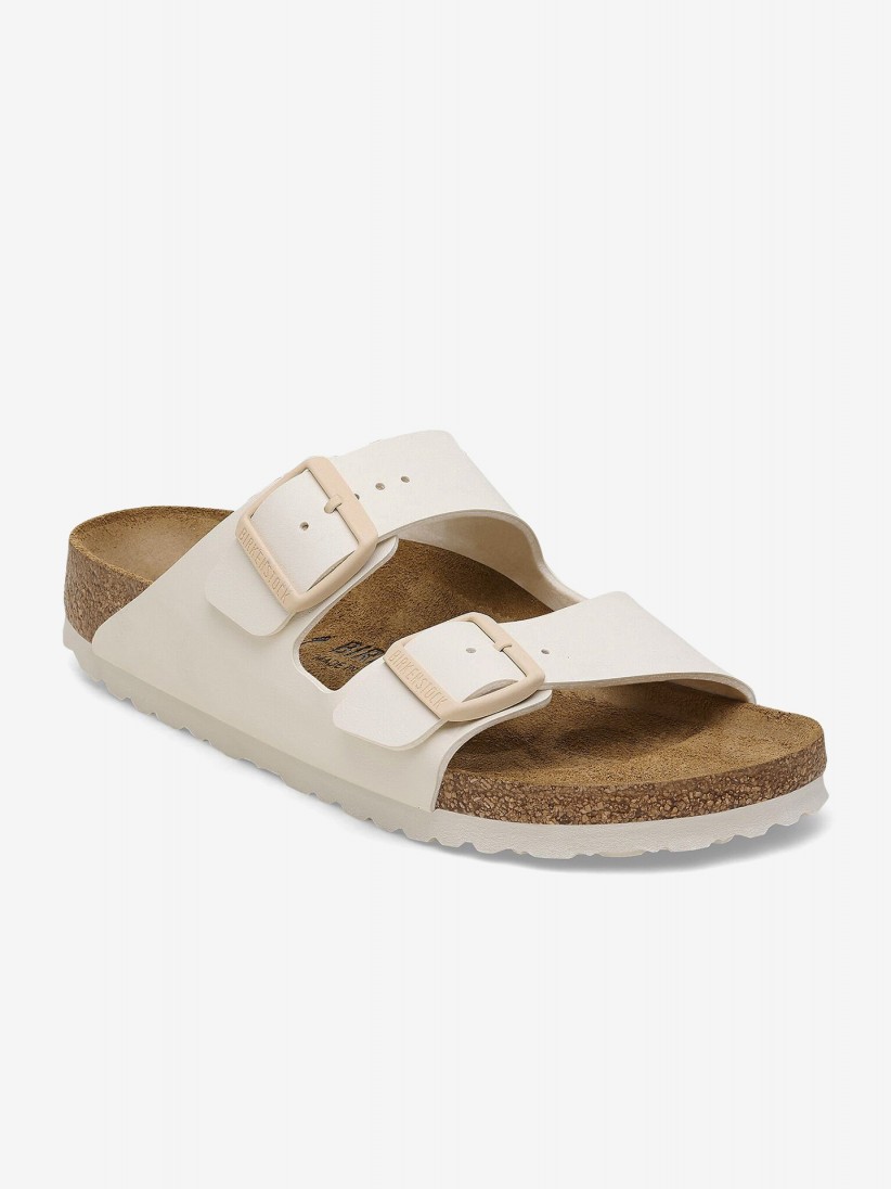 Birkenstock Arizona Birko-Flor Beige Slides