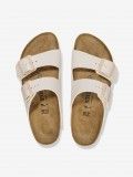Birkenstock Arizona Birko-Flor Beige Slides