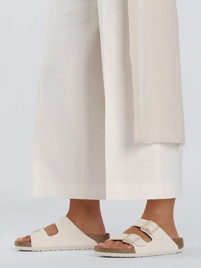 Birkenstock Arizona Birko-Flor Beige Slides