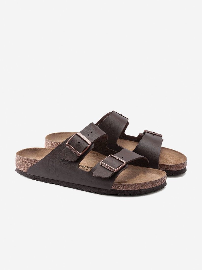 Birkenstock Arizona Birko-Flor Brown Slides