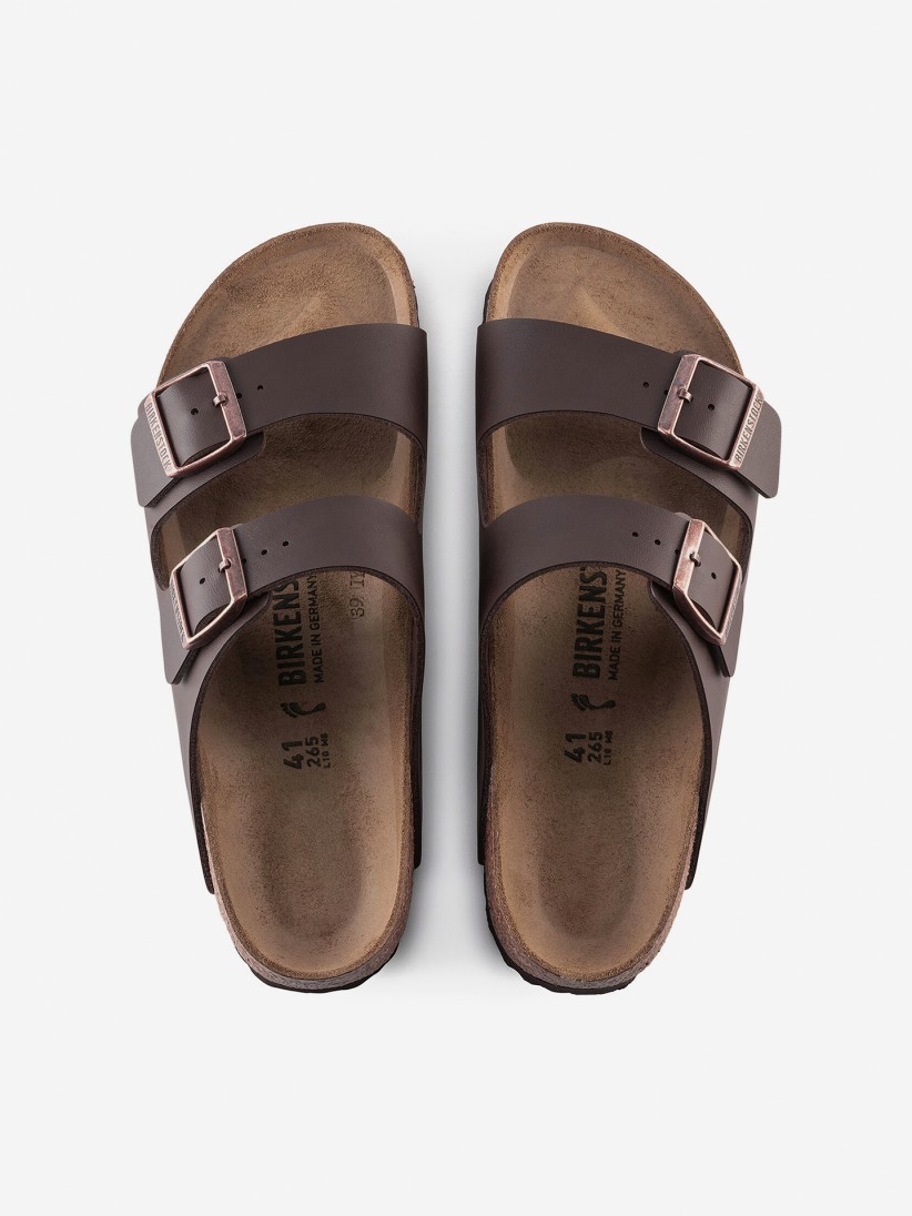 Birkenstock Arizona Birko-Flor Brown Slides