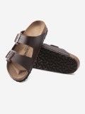 Birkenstock Arizona Birko-Flor Brown Slides