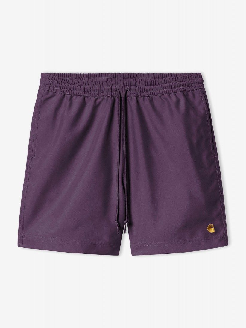 Carhartt WIP Chase Purple Swimming Shorts