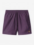Carhartt WIP Chase Purple Swimming Shorts