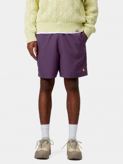 Carhartt WIP Chase Purple Swimming Shorts