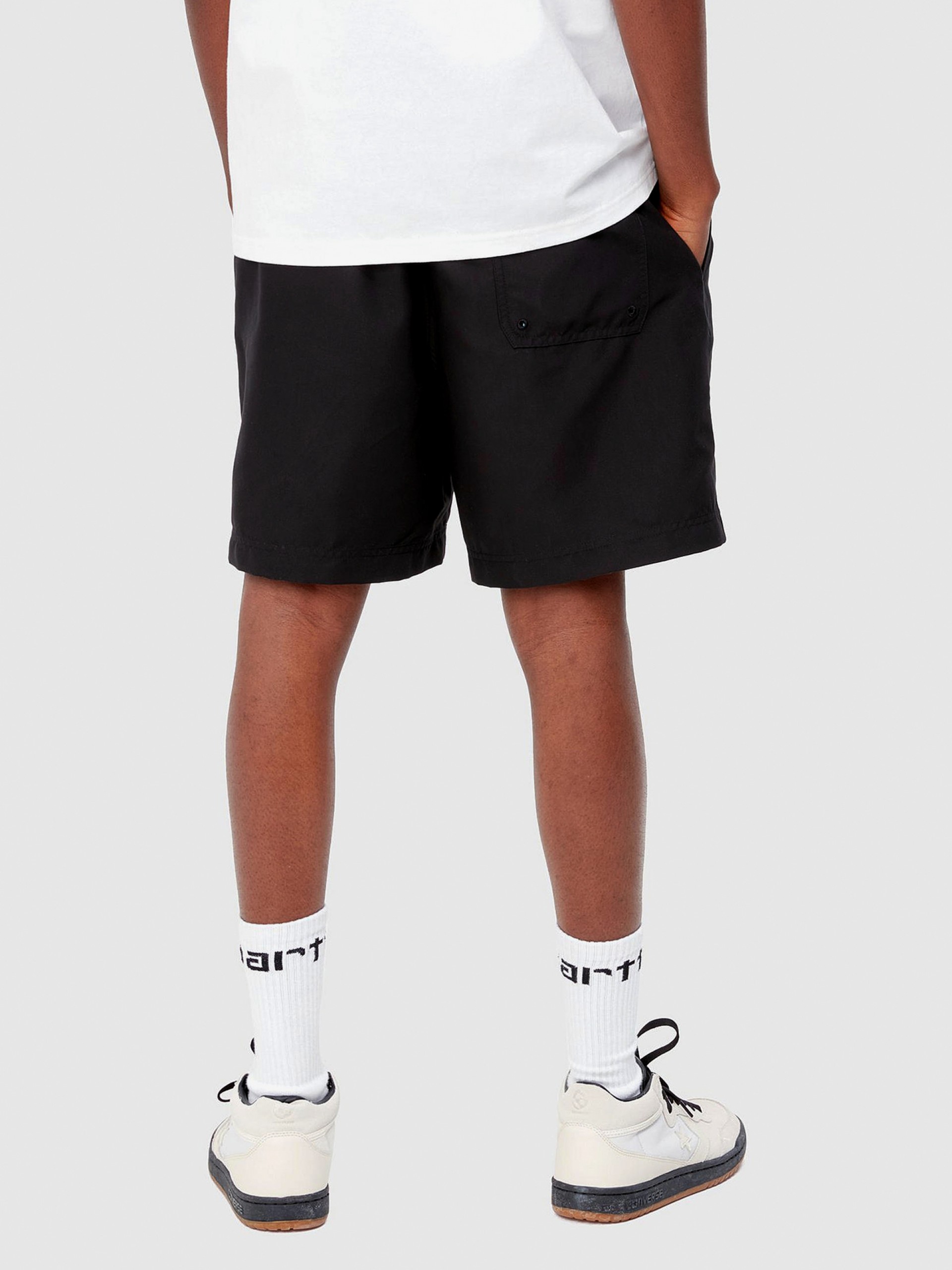 Carhartt WIP Chase Black Swimming Shorts