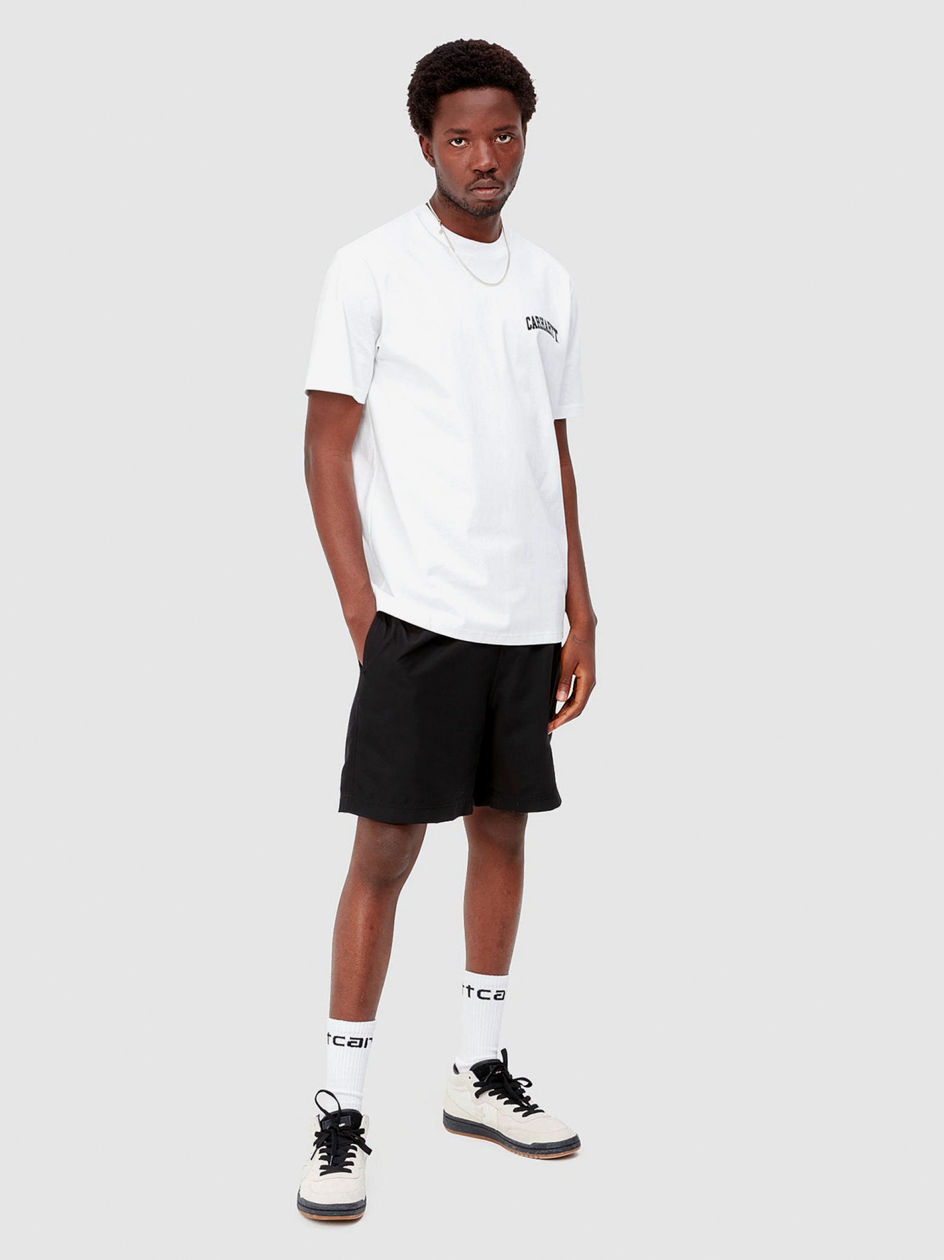 Carhartt WIP Chase Black Swimming Shorts