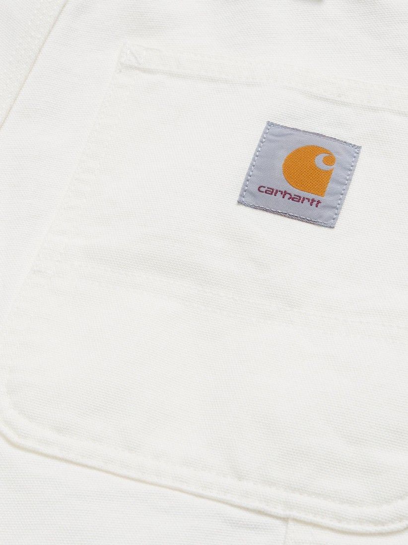 Pantalones Cortos Carhartt WIP Single Knee Blancos