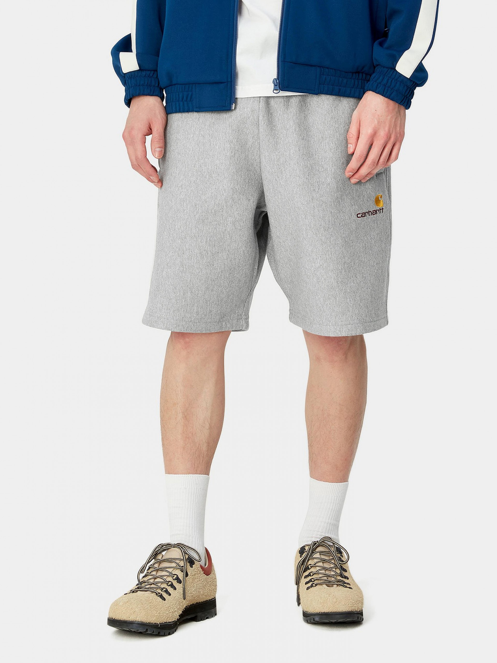 Carhartt WIP American Script Grey Shorts