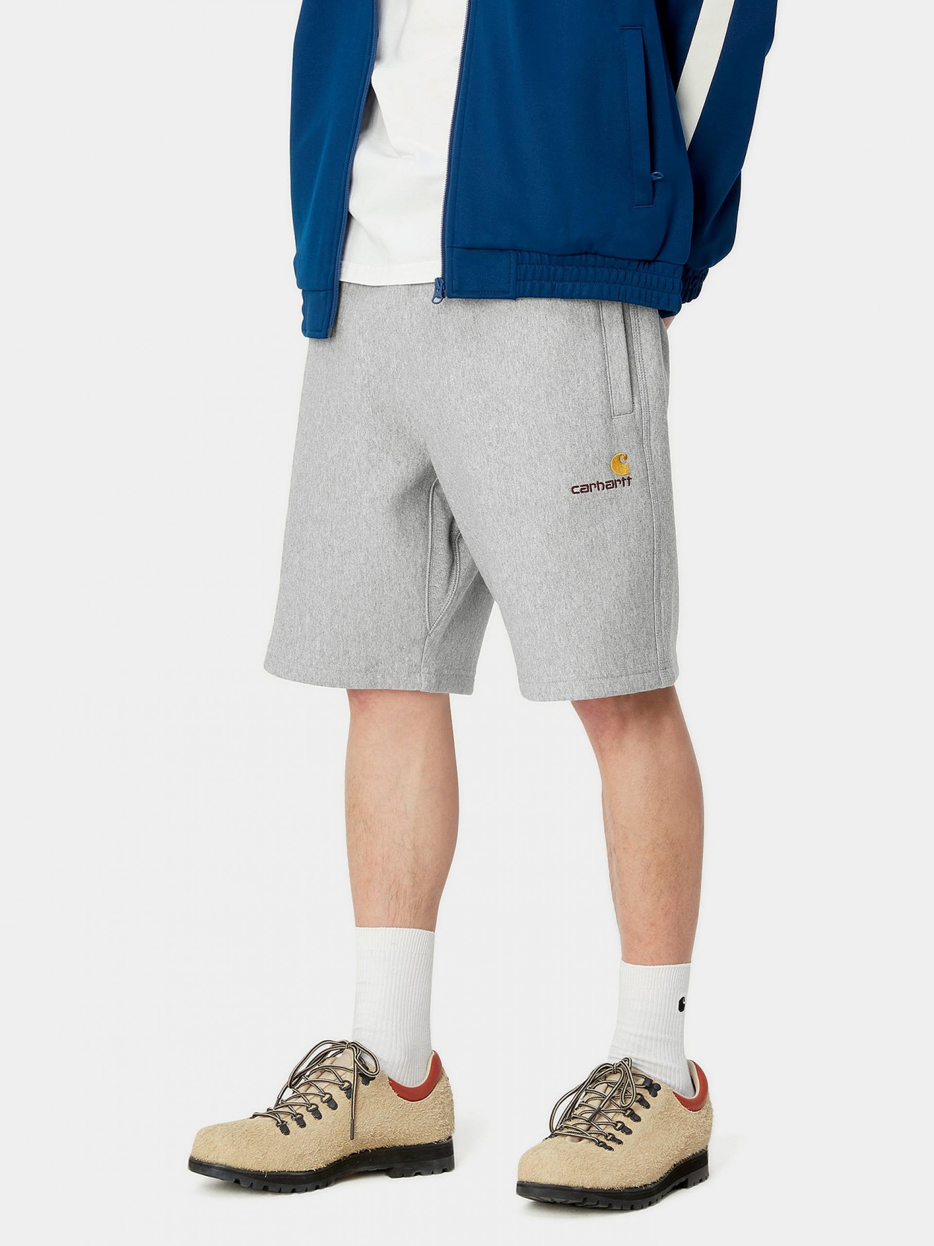 Carhartt WIP American Script Grey Shorts