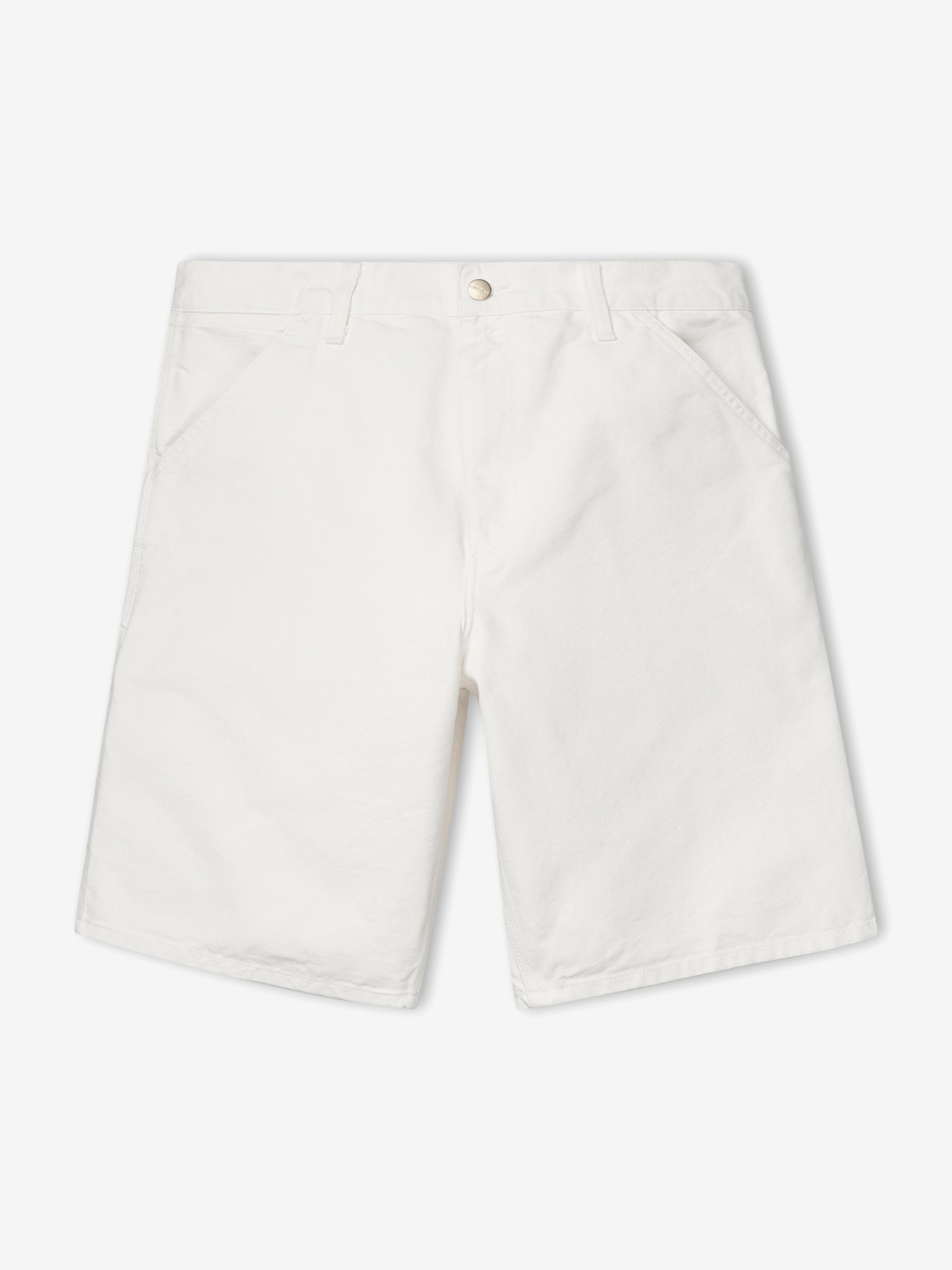 Pantalones Cortos Carhartt WIP Single Knee Blancos