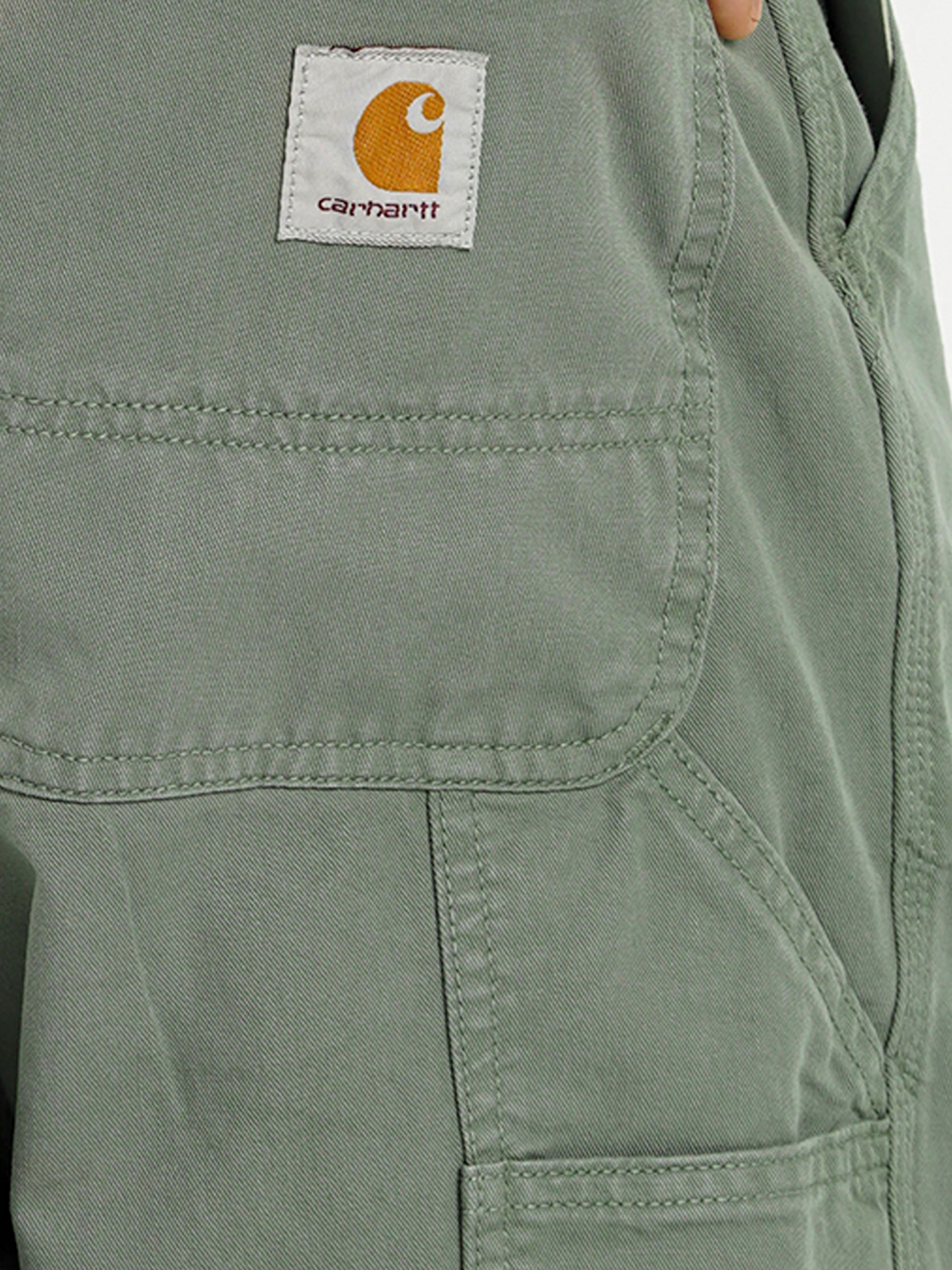 Carhartt WIP Single Knee Drill Green Shorts