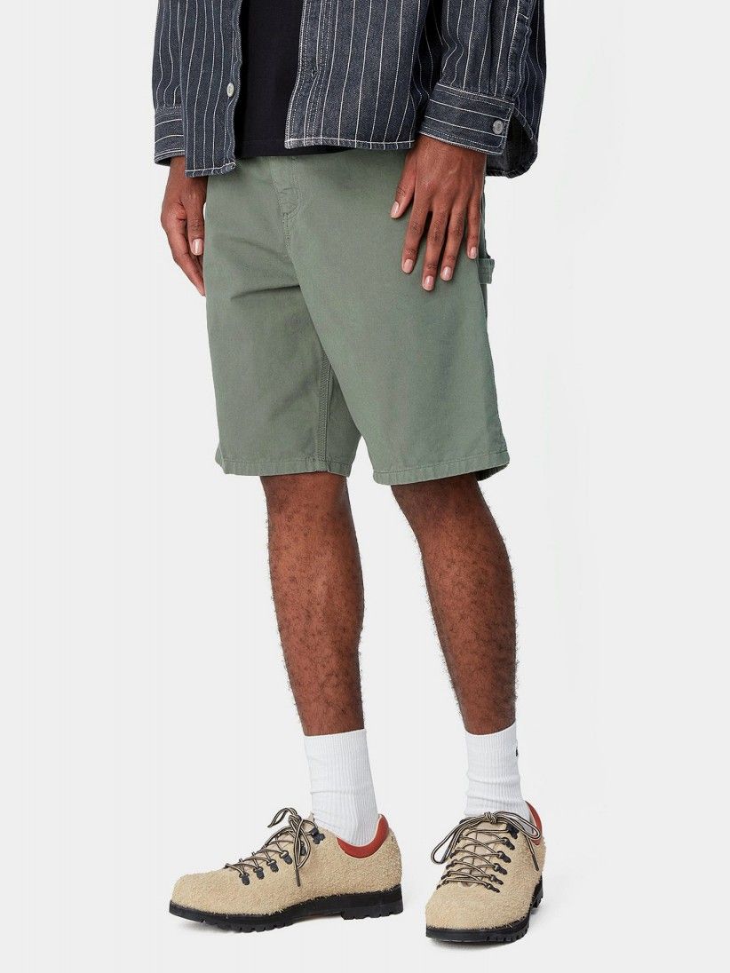 Carhartt WIP Single Knee Drill Green Shorts