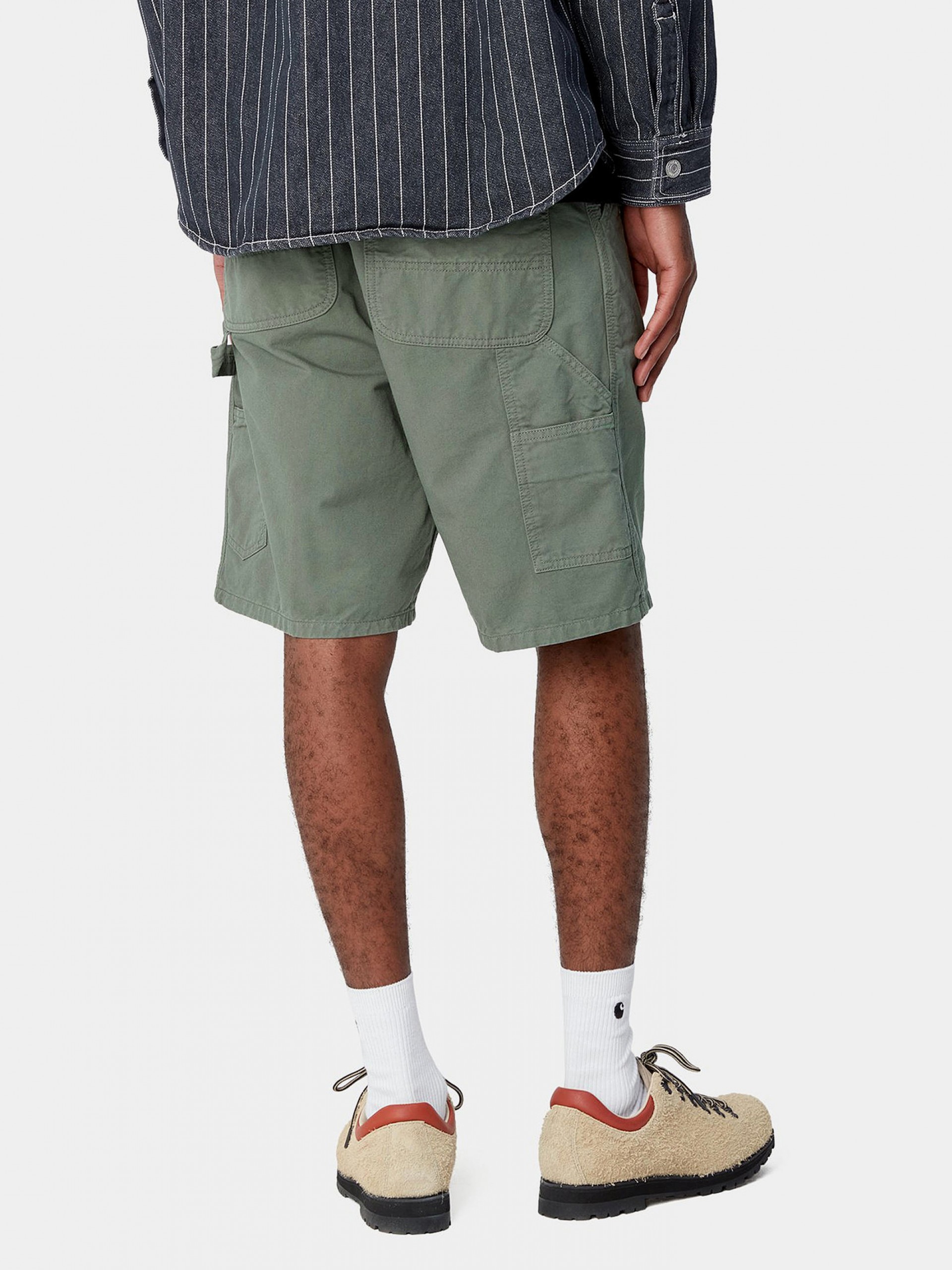Carhartt WIP Single Knee Drill Green Shorts