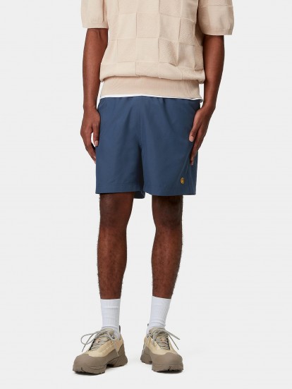 Carhartt WIP Chase Blue Swimming Shorts