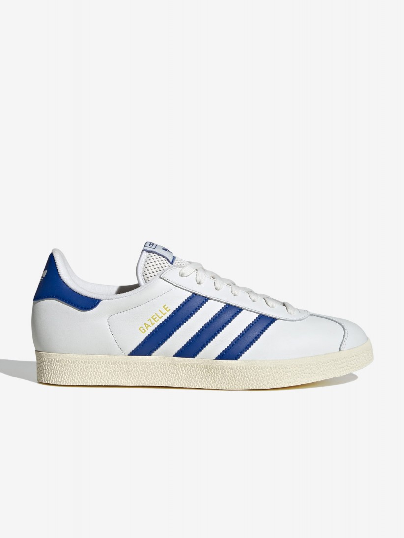 Sapatilhas Adidas Gazelle Brancas e Azuis