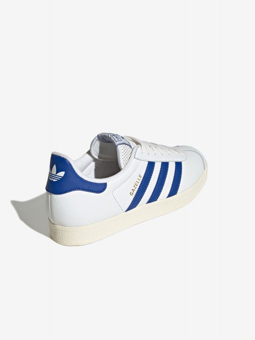 Sapatilhas Adidas Gazelle Brancas e Azuis