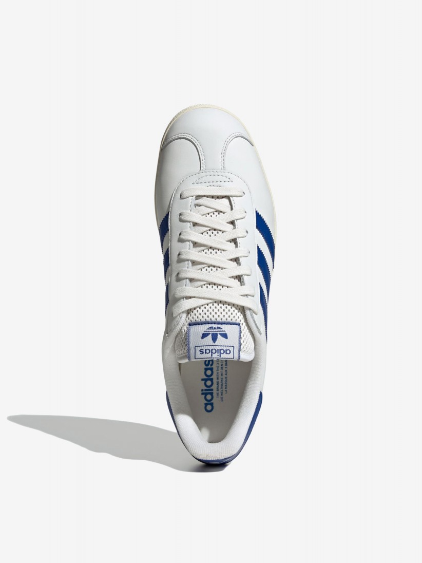 Sapatilhas Adidas Gazelle Brancas e Azuis