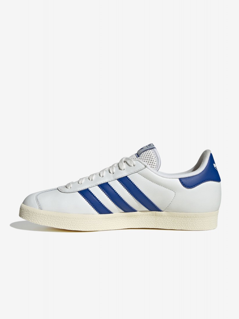 Sapatilhas Adidas Gazelle Brancas e Azuis