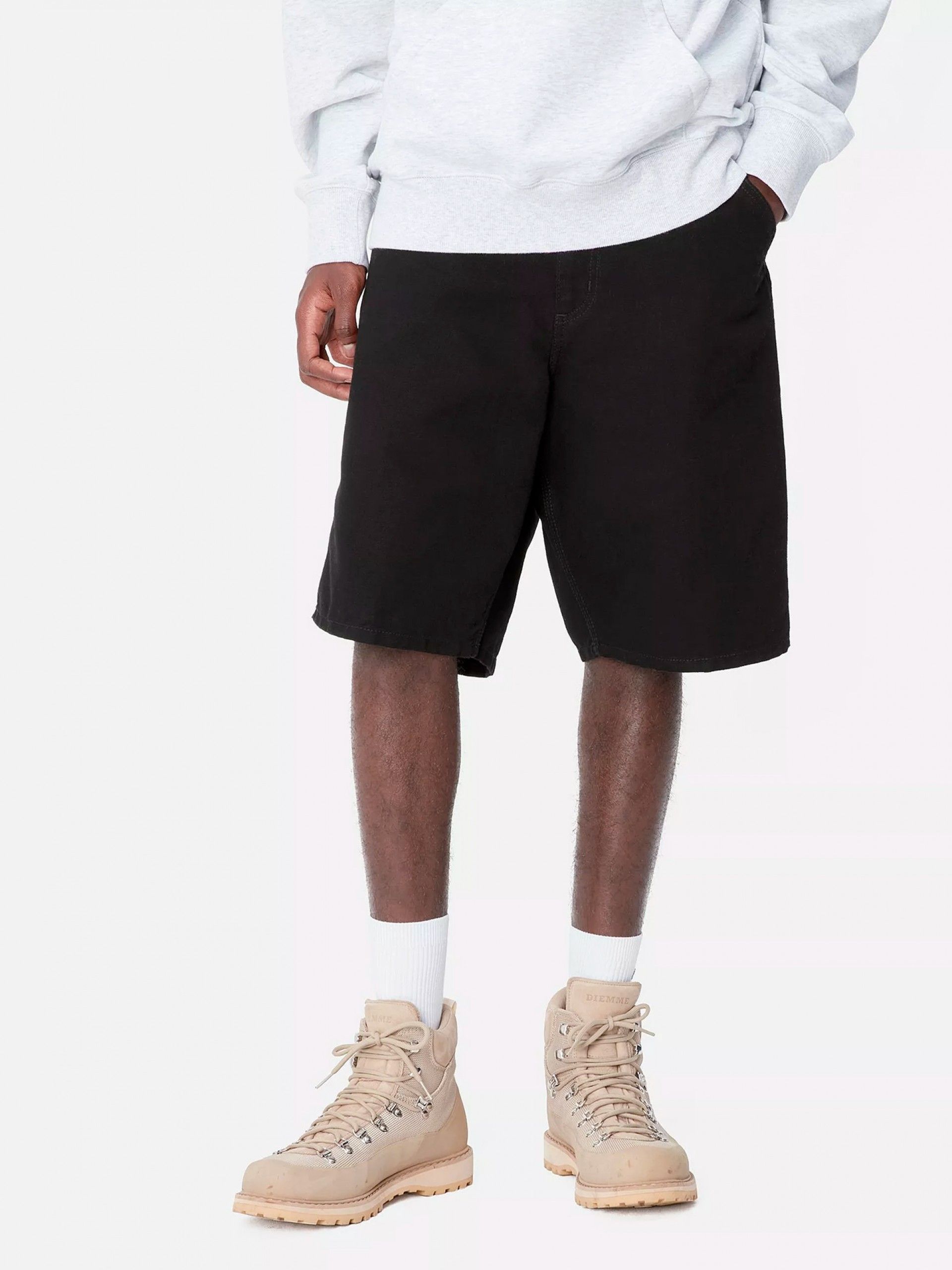 Pantalones Cortos Carhartt WIP Single Knee Negros