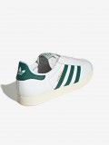 Adidas Gazelle White and Green Sneakers